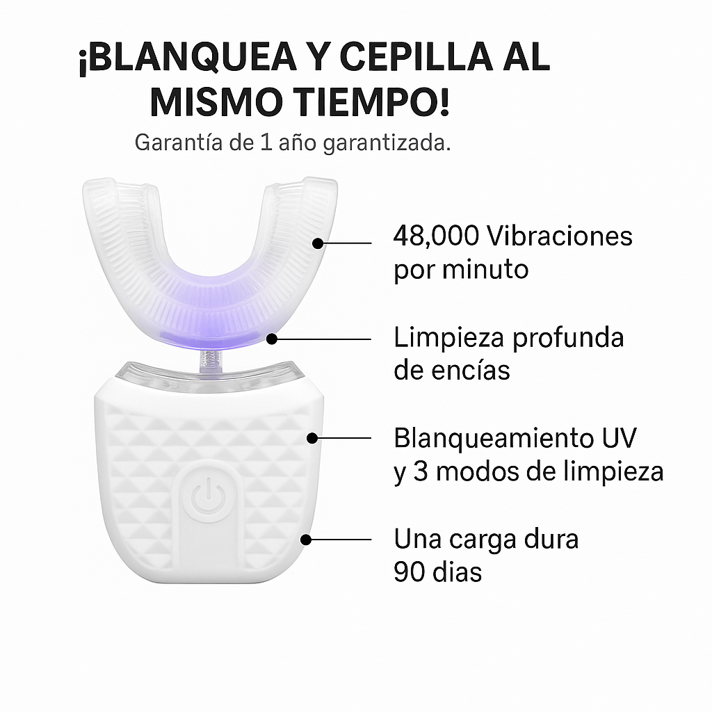 Cepillo de Dientes Eléctrico 360º Confioo©